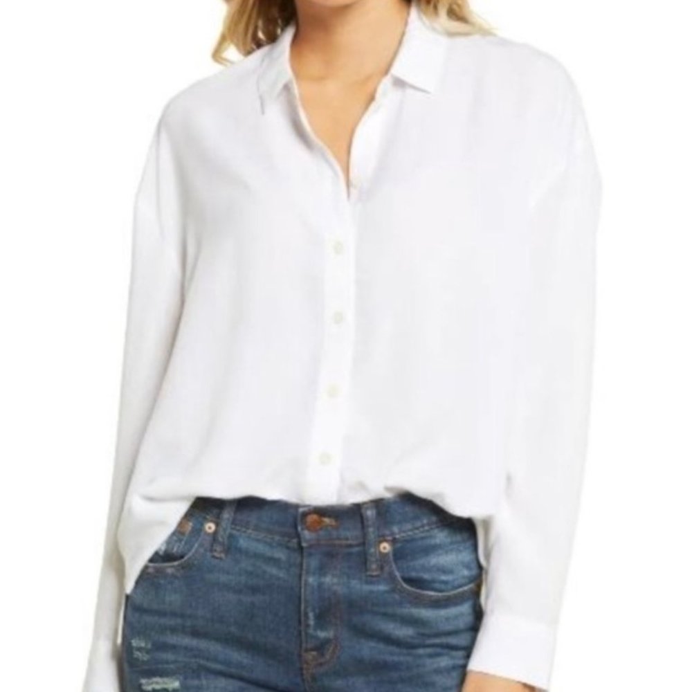 Madewell Sandwashed Westlake Shirt XS